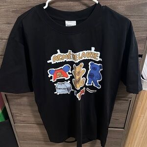 ADLV Black Graphic T-Shirt oversize